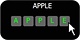 Continue until you have the word spelled correctly.